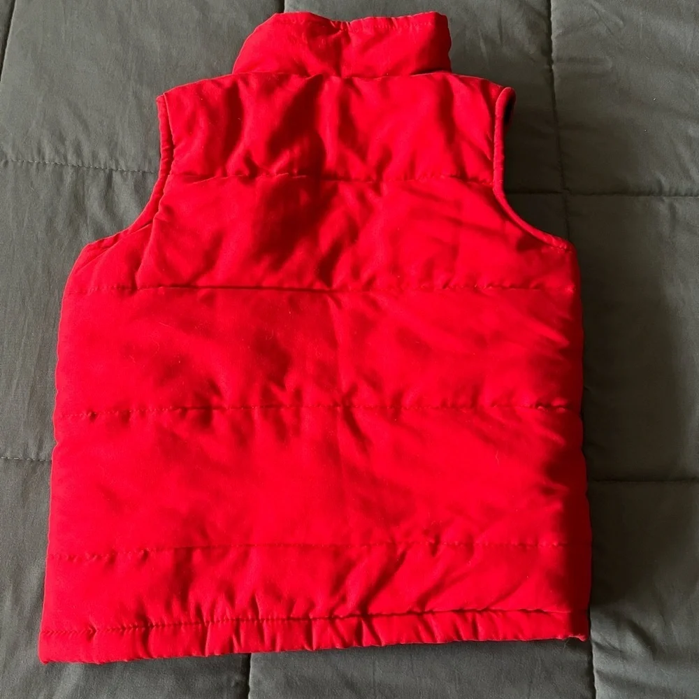 Lee Red and Gray puffer vest kids 5